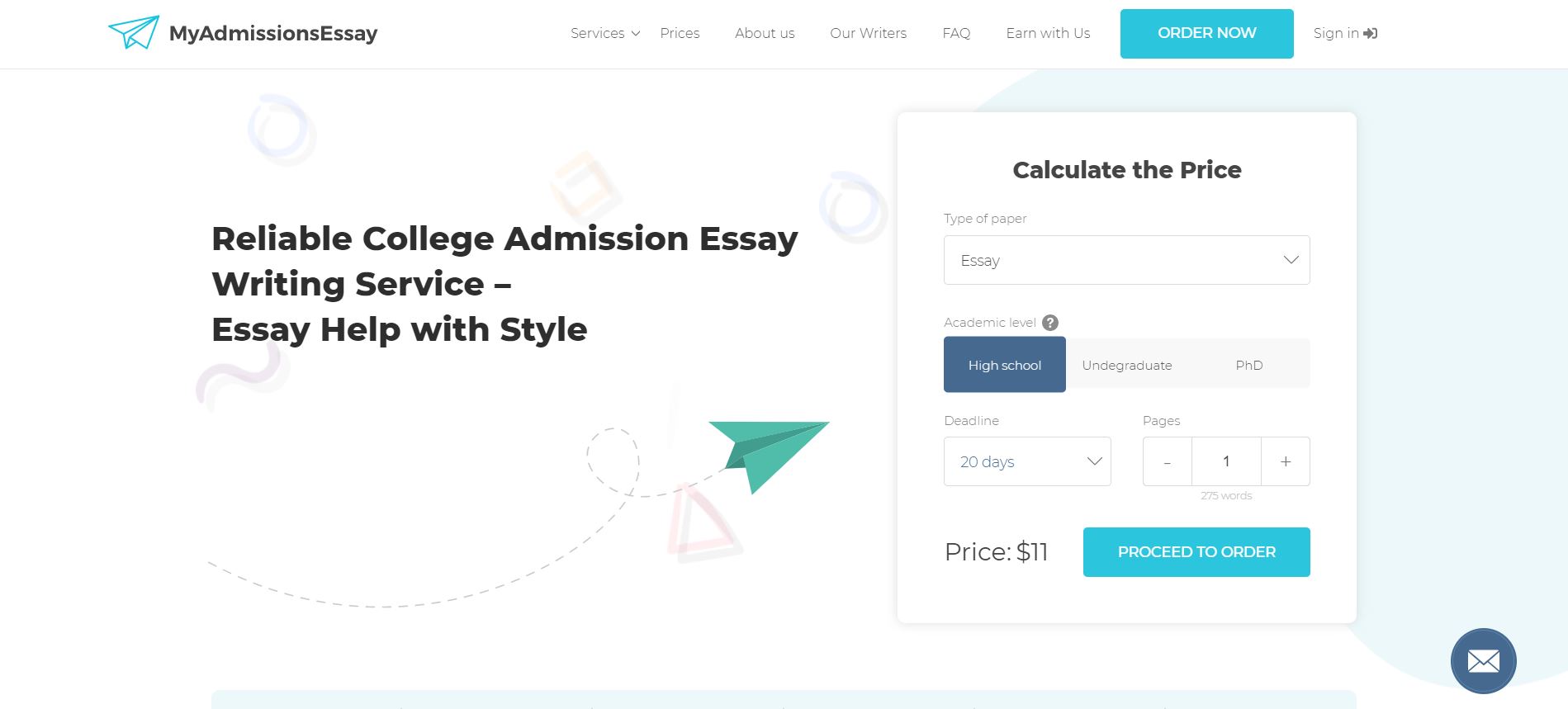 MyAdmissionsEssay review