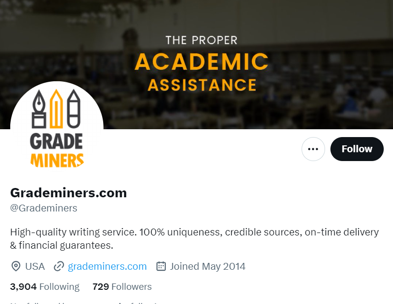 grademiners social media