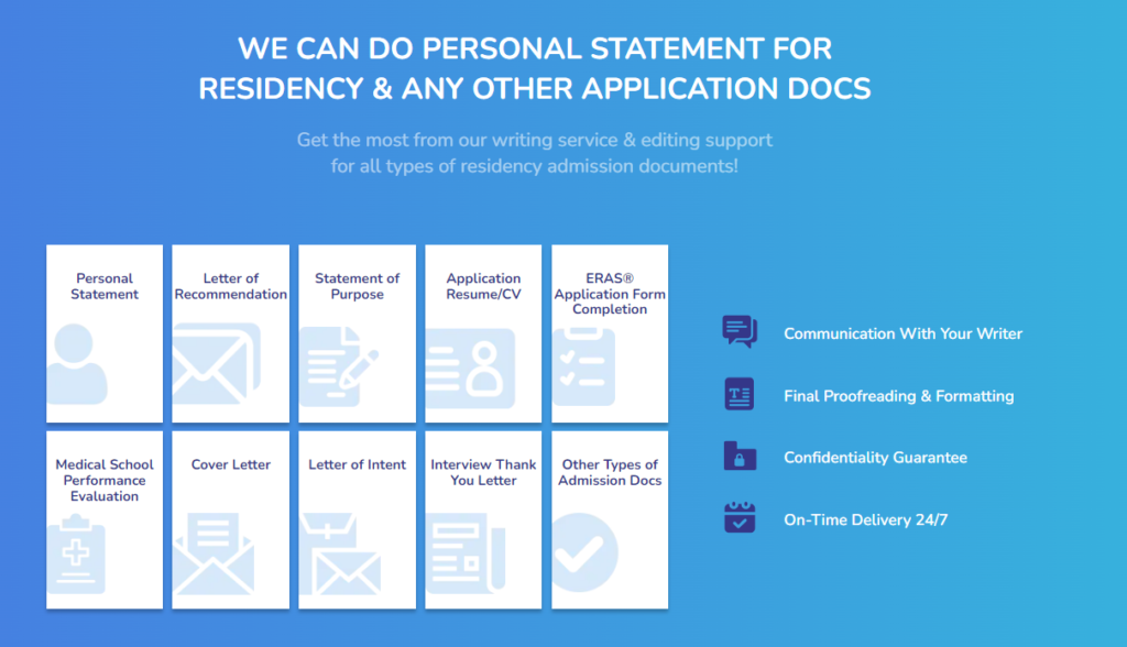 ResidencyPersonalStatements.net Specialization